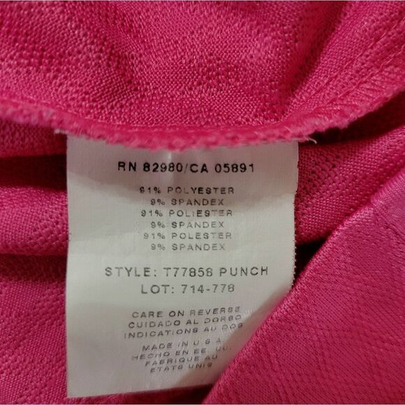 Swing Women's Pink Long Sleeve 1/4 Zip Pullover - Picture 9 of 13